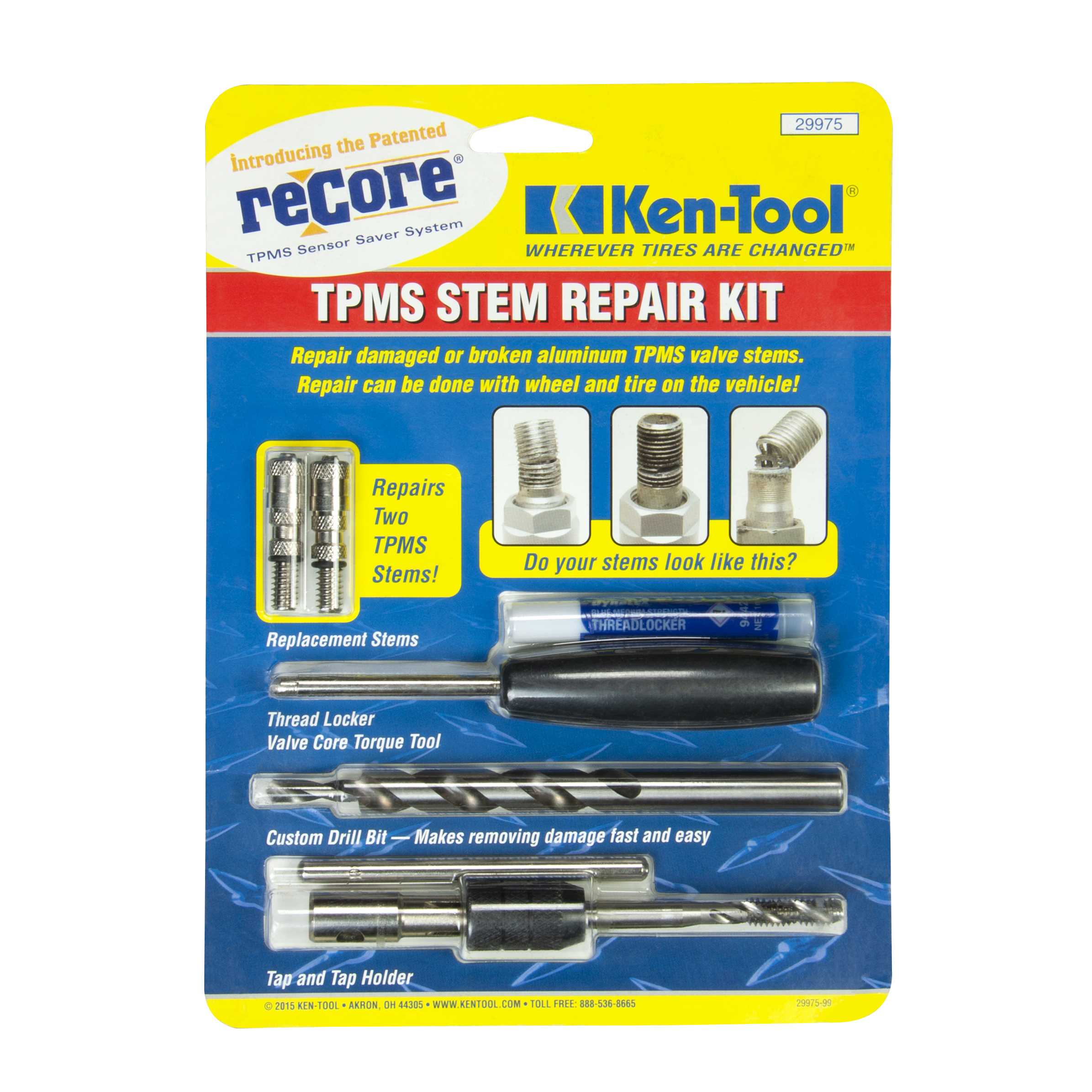 Ken Tool 29975 TPMS Valve Stem Repair Kit
