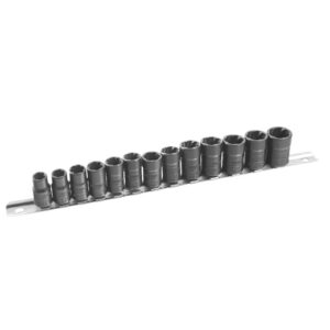 Ken Tool 30108 13-Piece Twist Socket Set on Rail