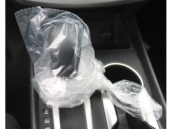 Slip N Grip Gear Shift Covers - Box of 1000 (Part Number: FB-P9943-80), Size 5” x 14”
