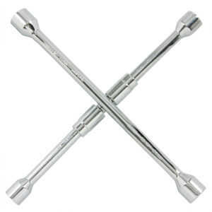 Ken Tool 35633 Folding Chrome Plated Passenger Car 4 Way Lug Wrench