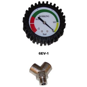 JohnDow 6EV-1 Vacuum Gauge Replacement for Fluid Evacuators