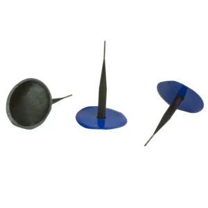 2 1/8" Tire Patches with 3/8" Stem, Box of 24, Vulcanizing Repair Patches