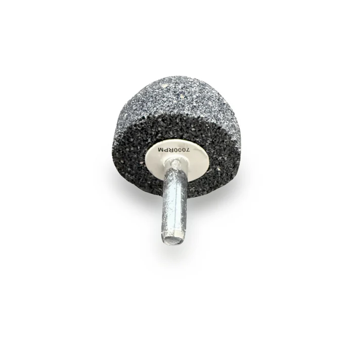 Buffing Stone 36 Grit Round Top Shape with 1/4″ Shank for Tire & Rubber Surface Prep Durable Abrasive Accessory