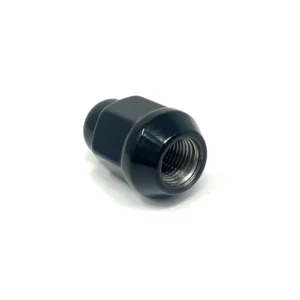 Premium Black Bulge Acorn Lug Nut 1/2" Thread 13/16" Hex Heavy‑Duty Automotive Wheel Fastener
