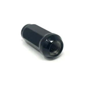 Premium 14x1.5mm Black Bulge Acorn Lug Nut 3/4 Hex 1.9" Height High Strength Wheel Fastener