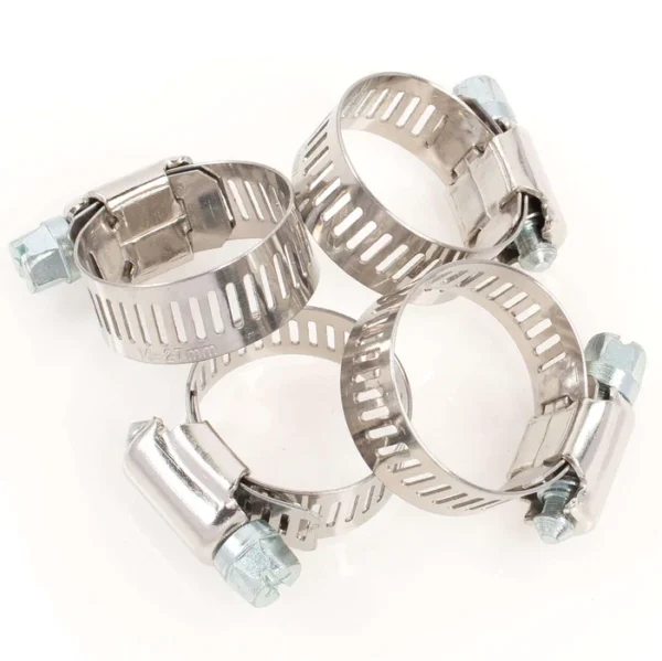 Heavy‑Duty Stainless Steel Hose Clamp #10 Ventilated 10 Pack ...