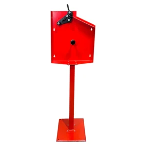 Standing Wheel Weight Roll Dispenser – Red Heavy‑Duty Shop Floor Stand for Adhesive Wheel Weight Rolls