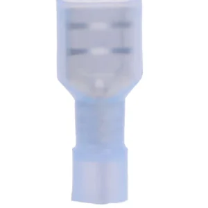 Nylon Insulated Female Disconnect Terminal 16–14AWG 0.250″ Quick Disconnect Connector Crimp (100 Pack) - Reliable Electrical Terminals