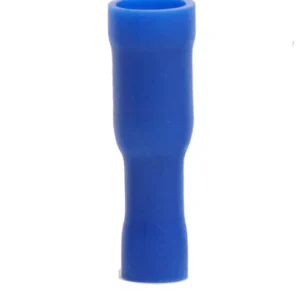 Bullet Connector Vinyl Insulated Female 16-14 AWG 0.157″ Term Blue Crimp Electrical Wire Terminal Connector