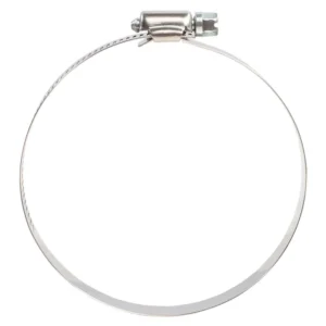 Heavy Duty Stainless Steel Hose Clamp #36 Ventilated 10 Piece Pack – 1.81″‑2.75″ Adjustable Band
