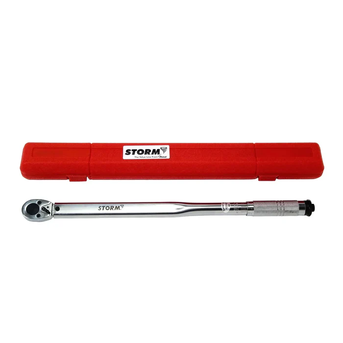 Central Tools 1/2" Drive Torque Wrench 10-150 ft‑lbs Clicker Style – Adjustable 1/2‑Inch Drive Analog Torque Wrench for Automotive & Mechanical Use