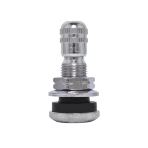 DILL VS‑944DW Tire Valve – Low Profile Chrome Clamp‑In 0.453" Bore – 1.13" Effective Length Performance Specialty Valve 10 Pack