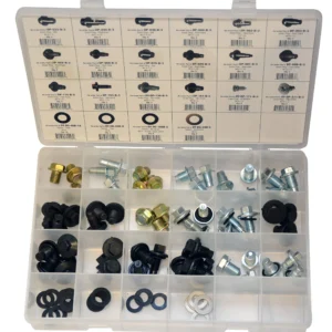 Oil Drain Plug & Gasket Assortment for Passenger Cars and Light Trucks