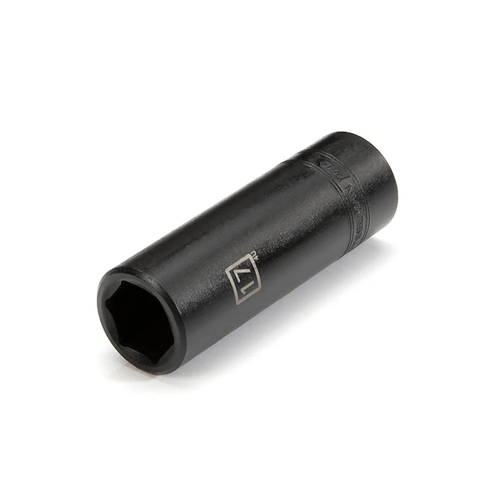 Heavy‑Duty 1/2″ Drive 6‑Point Deep Impact Socket 17mm – Metric Automotive & Industrial Tool for High‑Torque Applications