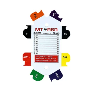 MT‑RSR Wheel Weight Rim Gauge – Precision Wheel Weight Sizer Tool for Clip‑On & Hammer‑On Balancing, Tire Shop Accessory