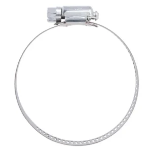 Hose Clamp #24 Standard Ventilated Stainless Steel Adjustable Tightening Band 10 Pack Durable Heavy Duty