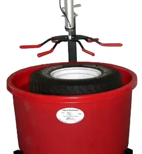 Movit Tire 39ED Tire Dunker, Air-Powered Wheel Submersion Tank for Inspection