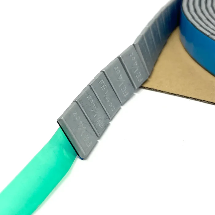 Adhesive Wheel Weight Roll 1/4 oz 720 Pc Silver Coating for Passenger Cars Light Trucks Alloys Peel & Stick Wheels