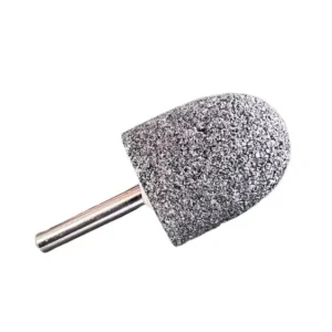 24 Grit Buffing Stone Round/Gumdrop Shape 1/4 Inch Shank Tire Buffing Wheel for Automotive & Workshop Use
