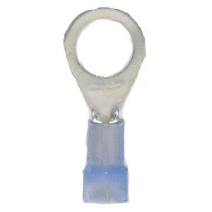 Nylon Insulated Stud Ring 16-14 Gauge 5/16" Hole Electrical Wiring Connector UL CSA Certified 100 Pack