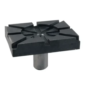 Rectangular Adapter with Pad Square Stack 5x4 Inch Wheeltronic Ammco Compatible No Step Pin 1-1/4"