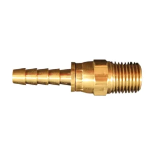 1/4" MNPT Brass Swivel Hose End Fitting 1/4" ID Full Swivel Air Hose Connector Each – High Pressure 250 PSI