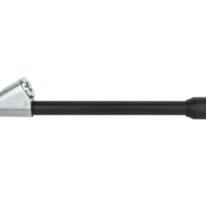 Dual Foot Lock-On Air Chuck 1/4" FNPT Black Tire Inflator Heavy Duty Brass Lock-On Chuck USA