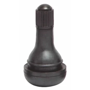 TR415 Snap-In Rubber Tire Valve 1.25" Height 0.625" Bore Hole 500 Pack Automotive Tire Stem Replacement