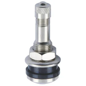 TR416 Clamp-In Rim Valve 1.44 Inch Nickel Plated Straight Tire Valve Each - High Quality Replacement Valve