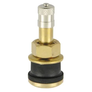 TR501 Clamp-In Truck Tire Valve 1.5" Straight Stem 0.625" Rim Hole 42mm Effective Length 100 Pack