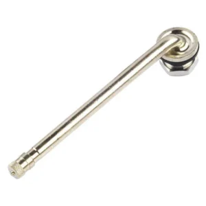 TR509 Clamp-In Truck Tire Valve 90° Bend 144mm Eff Length 23" Rim Hole 100 Pack Heavy Duty Replacement
