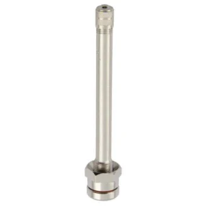 TR545 Clamp-In Truck Tire Valve 3.5" Straight Metal O-Ring Seal Rim Valve 100 Pack Heavy Duty Replacement