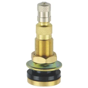 TR618A OTR Clamp-In Air & Liquid Valve 1.88" Height Metal Tire Valve Pack of 10 Heavy Duty Replacement