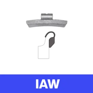 Clip-On WW IAW Profile 40 g Hooks – Box of 25, Heavy-Duty Lead “Blue”, Easy Clip-On Installation