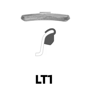 Clip-On WW LT1 Profile 1.00 oz Heavy Duty Hooks – Box of 20, Lead-Free & Uncoated for Secure Grip