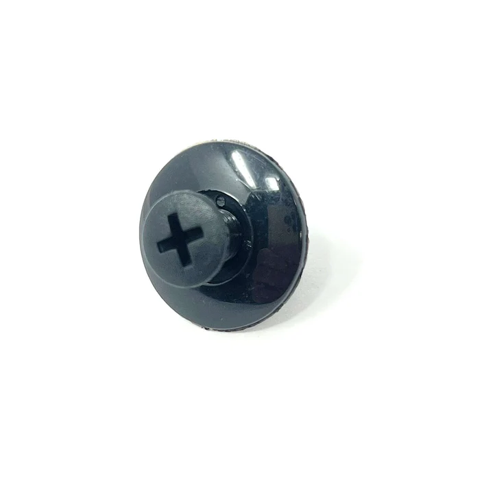 Black Nylon Splash Phil Rivets 8mm Hole 9mm Stem Length Fasteners 25-Pack Durable Automotive & Industrial