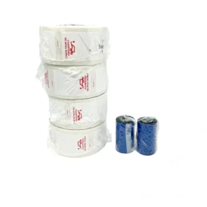 Oil Can Label Kit Static Cling White Labels with Ink 2000 Total Red Labeling Kit for Fluid Identification