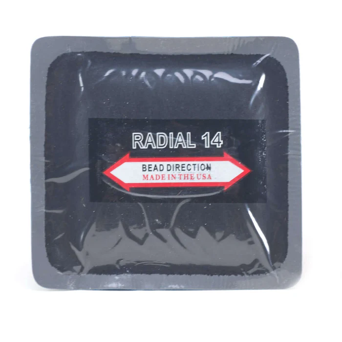 Xtra Seal Radial Tire Repair Patch 3.75 x 4 Inch 1 Ply Heavy Duty Tire Puncture Repair Box of 10