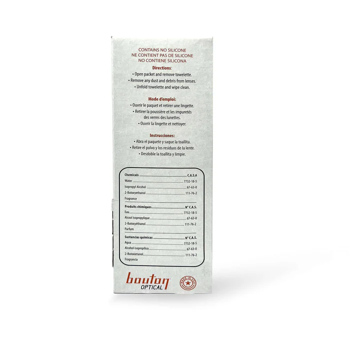 Lens Cleaning Towelettes 100 Pack Dispenser Anti Fog Anti Static Cleaning Wipes for Glass Plastic Polycarbonate