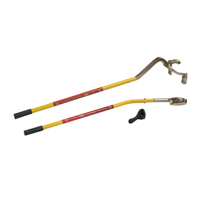 Golden Buddy Tire Mount Demount Tool Set for 22.5 & 24.5 Truck Tires Heavy Duty Steel with Bead Saver