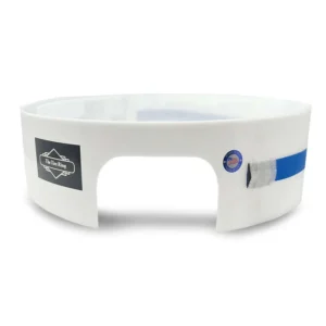 Tire Ring M Bead Seating Aid Adjustable 14 to 22 Inch Rim Air Blast Tire Mounting Tool White