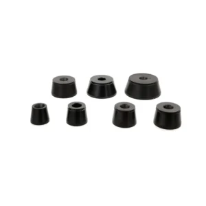 Low Profile Wheel Balancer Cone Set 40mm Bore Hole 1.69" to 5.18" Centering Range 7 Piece Made in USA