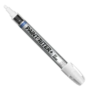 White Markal Paint-Riter Oily Surface Paint Marker Box of 12 Permanent Industrial Marking Pens Made in USA