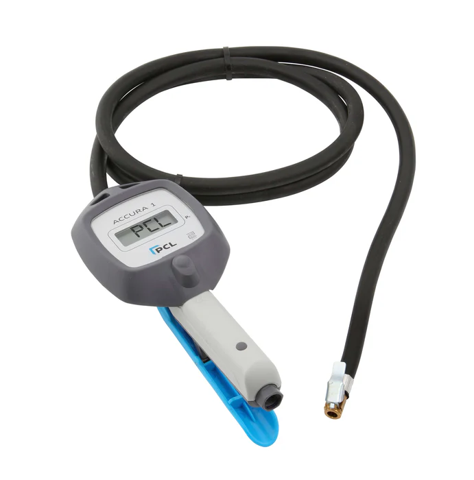 PCL ACCURA 1 Digital Tire Inflator 6 Ft Hose Single Lock On Chuck 0-174 PSI TPMS Compatible