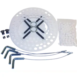 Stainless Steel Medium Duty Turnplate Repair Kit Double Row 1/2 Inch Ball Complete Replacement Kit