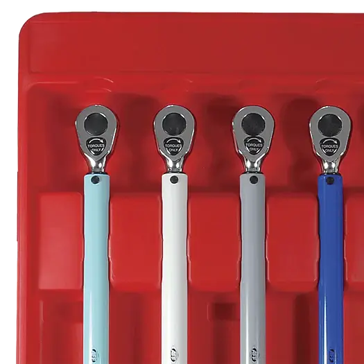 AFF 5 Piece Preset Torque Wrench Set 1/2 Inch Drive Chrome Vanadium Automotive Tire Service Tool Kit