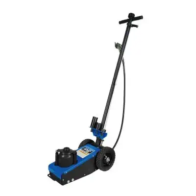 K Tool International 22 Ton Truck Jack Air Hydraulic Heavy Duty Garage Floor Lift with 3 Adapters
