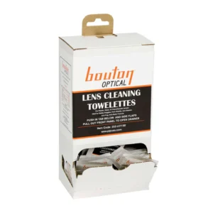 Lens Cleaning Towelettes 100 Pack Dispenser Anti Fog Anti Static Cleaning Wipes for Glass Plastic Polycarbonate