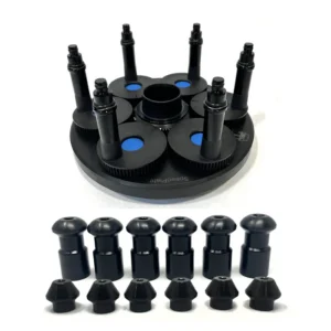 MT-RSR 6 Lug SpeedPlate Wheel Balancer Adapter with Torque Tips for 40mm Shaft Passenger SUV Light Truck Wheels