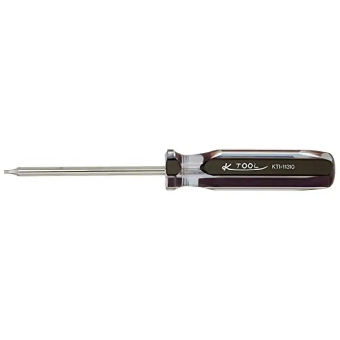 Torx T10 Screwdriver 8-1/4 Inch Chrome Vanadium Steel Blade Large Grip Handle